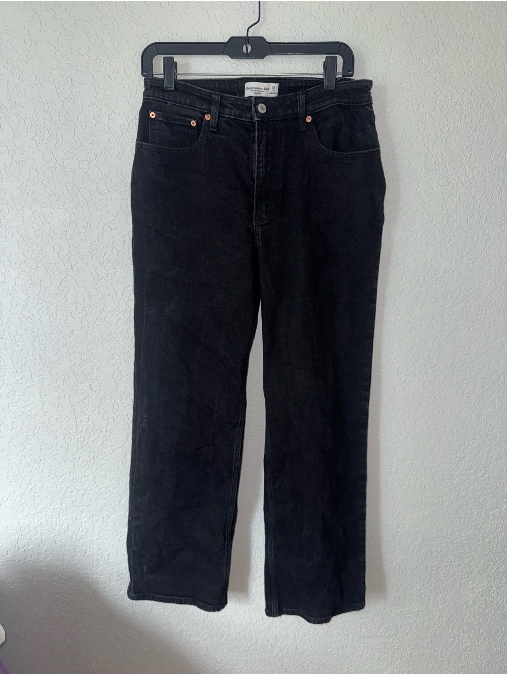 Abercrombie & Fitch Black Women's Boot-Cut Jeans